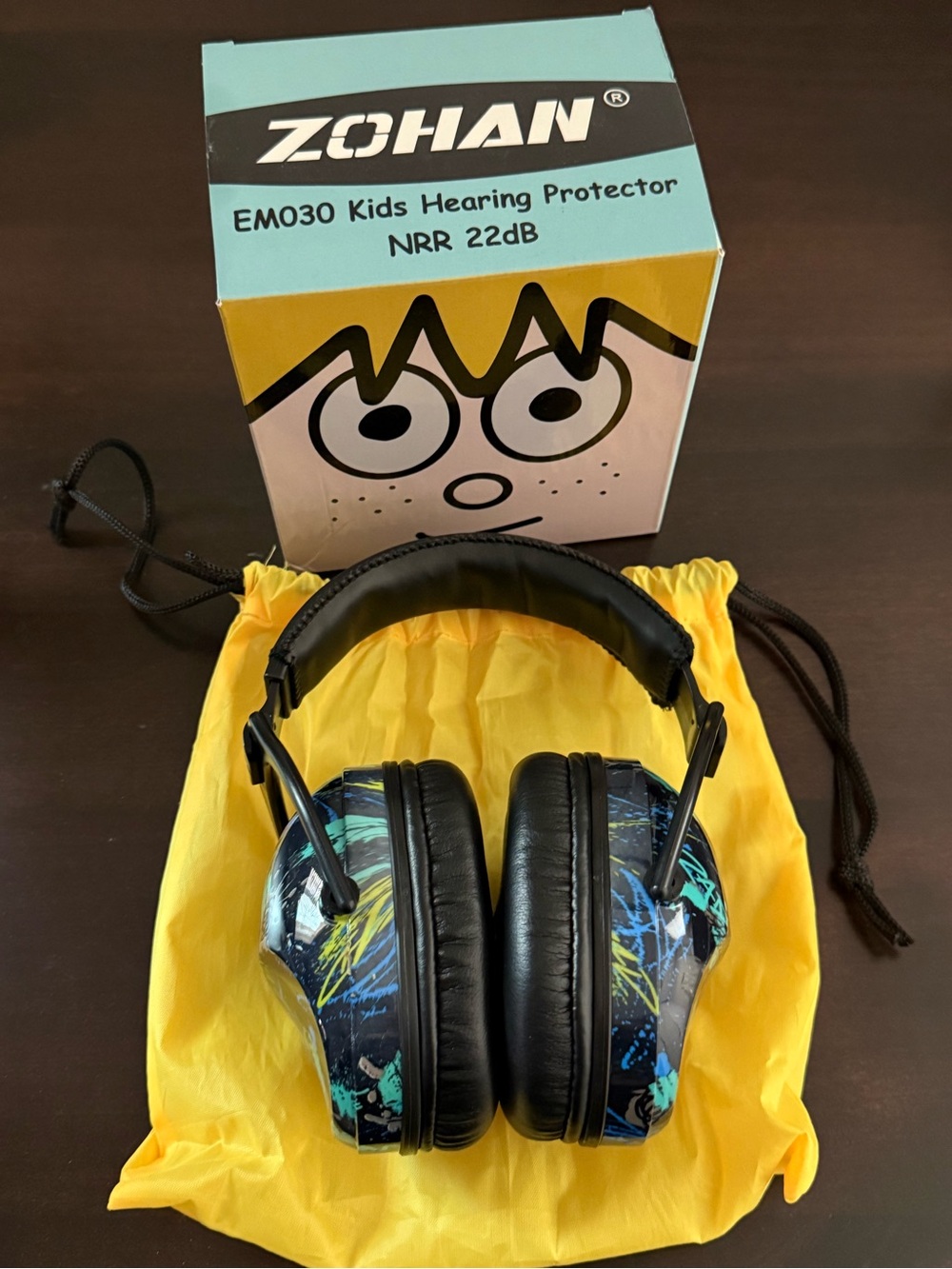 EUC Kids Zohan Hearing Protection Headphones Multicolor Adjustable Headband